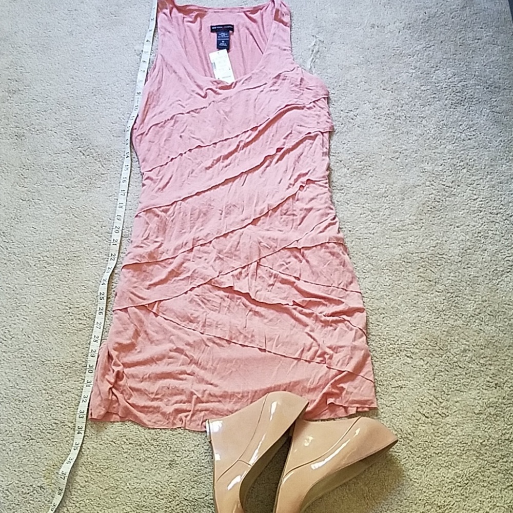 New york and company pink/peachy dress